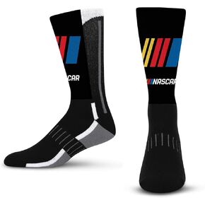 For Bare Feet NASCAR ZOOM Crew Sock Size Large