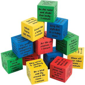 Classroom Brain Break Activity Dice - Pack of 12