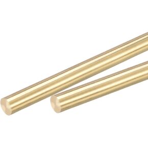 قضيب نحاسي من MECCANIXITY، قضيب مستدير نحاسي صلب 8 مم، قطر 5/16 بوصة 400 مم طول شريط المخرطة لنموذج RC DIY Craft Pack of 2 in Kuwait