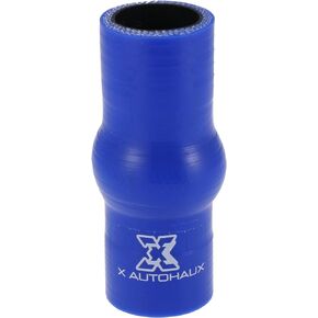 X AUTOHAUX 100 مم طول 80 مم القطر الداخلي مستقيم سنام خرطوم سيليكون مقرنة أنبوب المبرد للسيارة المبرد مدخل الأنابيب الأزرق