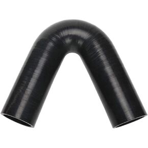 AC PERFORMANCE ID 2.5" (64mm) 135 Degree Elbow Coupler Leg Length 5" (127mm) Universal Automotive Pure Silicone Hose Black
