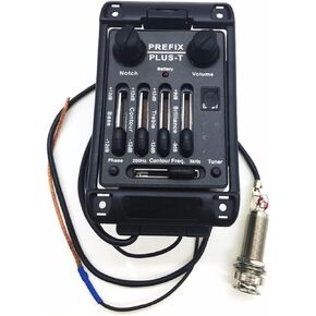 Guitar Pickup Prefix Plus-T Onboard Preamp Matrix Pickup EQ Tuner Soft Piezo Pickup Equalizer System Acoustic Guitar Pickups
