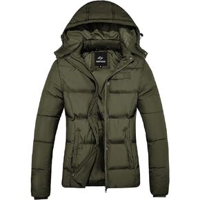 FARVALUE Women's Winter Coat Thicken Puffer Jacket Warm Bubble Coat with Removable Hood
