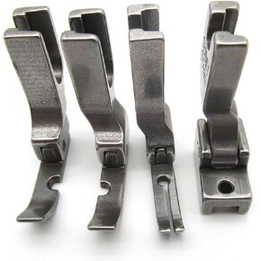 ckpsms KUNPENG - #P36N+P36LN+P363+S518N 1SET 4PCS Different Zipper Presser FEET FIT for Industrial Single Sewing Machines