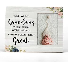 FONDCANYON La Mejor Abuelita Del Mundo Spanish Picture Photo Frame, Abuelita Grandmother Picture Frames,Abuelita Grandma Mother’s Day Gifts For Abuelita Grandma Birthday Christmas (4x6 Inch Photo)