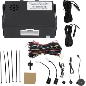 Acouto Blind Spot Detection System Kit Car Blind Spot Monitoring System BSD Distance Assistant Lane Changing Warning Reversing Radar Driving Assistance Sensor