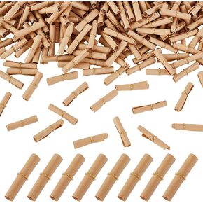OLYCRAFT 400 Pcs Mini Paper Scrolls Vintage Scroll Paper Message Paper Roll 2.3x0.8 inch Mini Writable Paper Scrolls Write-On-It Message Paper for Gift Birthday Present Wedding Party Decoration
