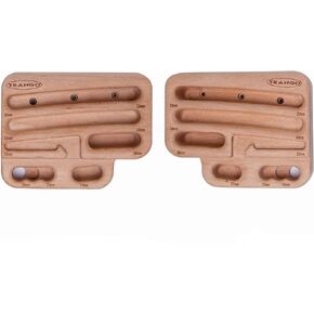TRANGO Rock Prodigy Natural Training Hangboard