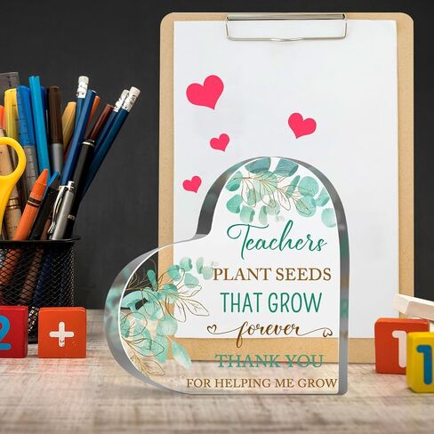 Teacher Office Desk Decoration Signs, Teacher Appreciation Gifts for Women, Teacher Graduation Party Gift from Student, Back to School Teachers Day Gifts, Best Teacher Keepsake in Saudi Arabia