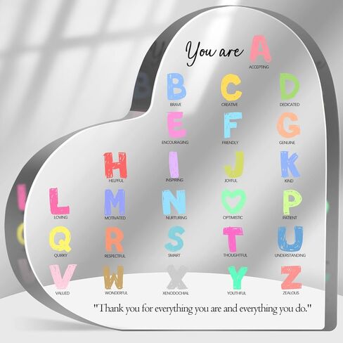 Teacher Office Desk Decoration Signs, Teacher Appreciation Gifts for Women, Teacher Graduation Party Gift from Student, Back to School Teachers Day Gifts, Best Teacher Keepsake in Kuwait