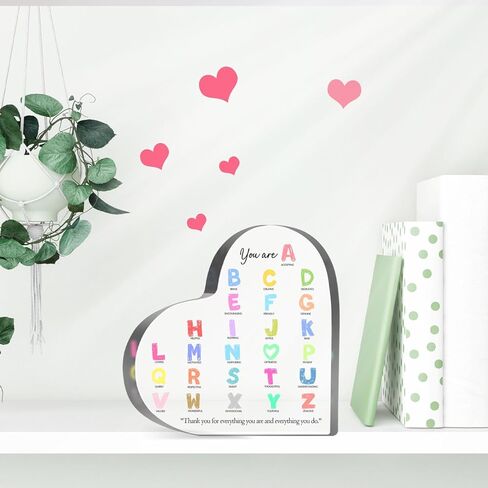 Teacher Office Desk Decoration Signs, Teacher Appreciation Gifts for Women, Teacher Graduation Party Gift from Student, Back to School Teachers Day Gifts, Best Teacher Keepsake in Kuwait