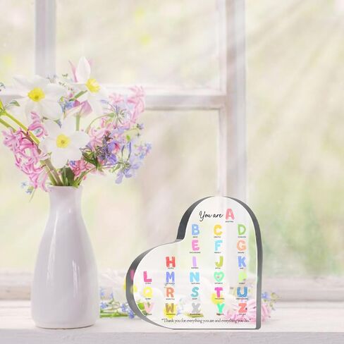 Teacher Office Desk Decoration Signs, Teacher Appreciation Gifts for Women, Teacher Graduation Party Gift from Student, Back to School Teachers Day Gifts, Best Teacher Keepsake in Kuwait