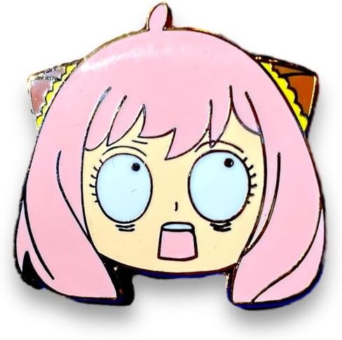ANYA PIN ENAMEL ANYA FORGER ENAMEL PINS Spy x Family ENAMEL PIN ANYA FORGER MERCH ANYA FORGER FIGURE PIN YOR PIN LOID FORGER PIN FOR BACKPACK in Saudi Arabia