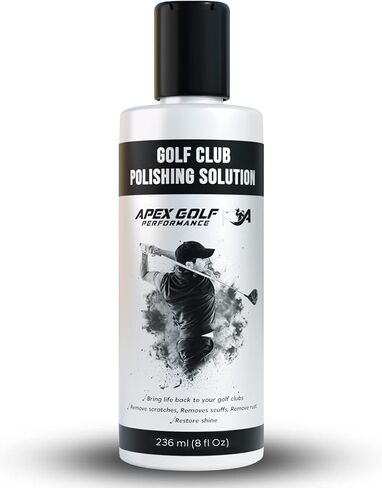 Golf Club Polish 8oz, Golf Club Cleaner, Golf Cleaning Kit, Club Cleaner, Golf Club Cleaning kit, Golf Club Polsihing Kit (New Formula) in Kuwait