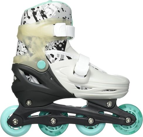 Yvolution Neon Kids Inline Skates - Adjustable Sizes and Light-Up LED Wheels Kids Roller Skates Beginners in Kuwait