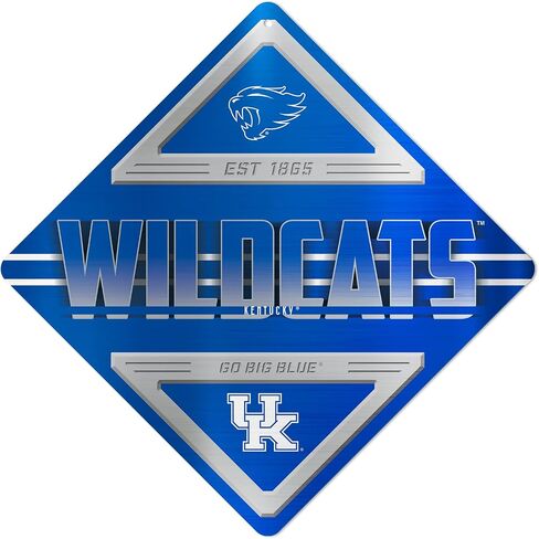 Rico Industries NCAA Standard Metal Sign 16.5" x 16.5" Home Décor - Bedroom - Office - Man Cave in Saudi Arabia