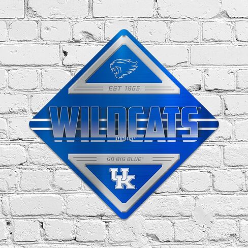 Rico Industries NCAA Standard Metal Sign 16.5" x 16.5" Home Décor - Bedroom - Office - Man Cave in Saudi Arabia
