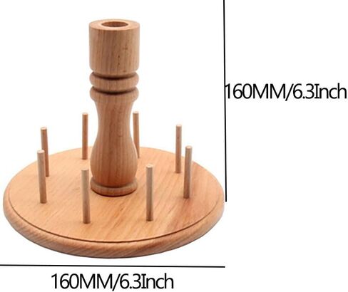 مياو يوان 1 قطعة 8 بكرة الزان بكرة الرف المحمولة مطرز الموضوع مقص تخزين الرف التطريز إبرة وخيط ترتيب الرف in Kuwait