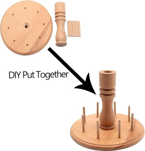 مياو يوان 1 قطعة 8 بكرة الزان بكرة الرف المحمولة مطرز الموضوع مقص تخزين الرف التطريز إبرة وخيط ترتيب الرف in Kuwait