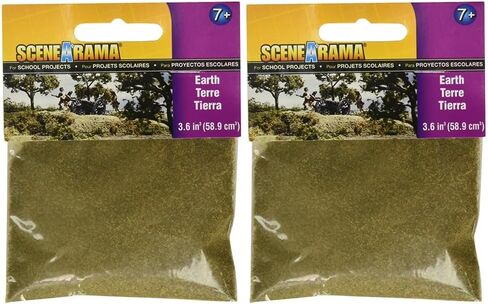 Woodland Scenics Earth 3.6 Cubic Inches, 2 Ounce (Pack of 1) in Saudi Arabia