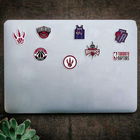 28 PCS Fanart Raptors Stickers Toronto Basketball Team Stickers for Water Bottle Laptop Aesthetic Skateboard Bumper Car Bike Stickers 2-2.5 inches in Saudi Arabia