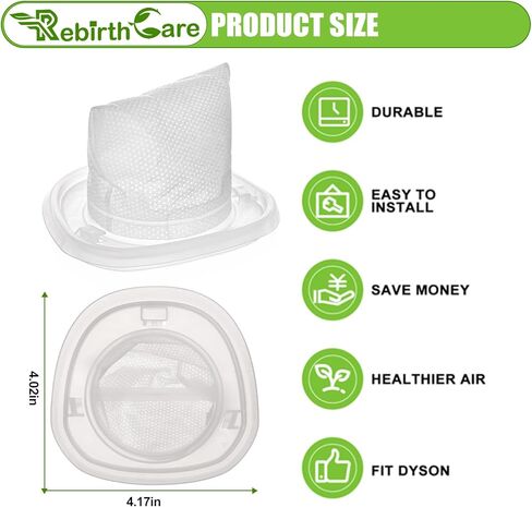 مرشحات بديلة HNVCF10، متوافقة مع مكانس الغبار اليدوية بلاك اند ديكر HNVC215B10، HNV215B12، HNVC215BW52، HNVC115J06، HNVC115B22، HNVC220BCZ01، فلتر HNVC220BCP07، 4 قطع in Kuwait