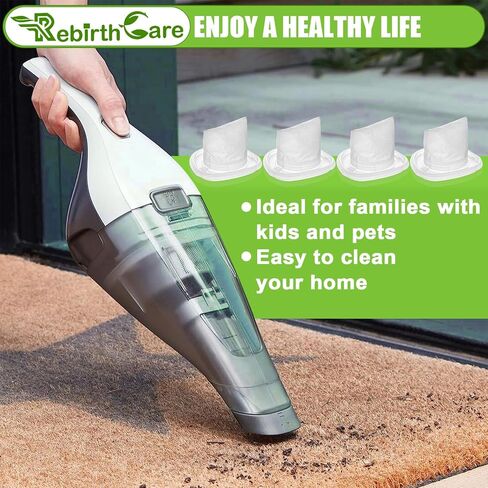 مرشحات بديلة HNVCF10، متوافقة مع مكانس الغبار اليدوية بلاك اند ديكر HNVC215B10، HNV215B12، HNVC215BW52، HNVC115J06، HNVC115B22، HNVC220BCZ01، فلتر HNVC220BCP07، 4 قطع in Kuwait