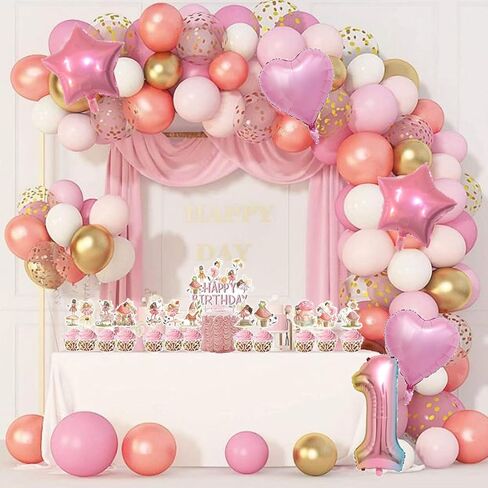 مجموعة ديكورات عيد الميلاد الأول من My Fairy، ديكورات عيد ميلاد My Fairy، قطعة علوية لكعكة عيد ميلاد سعيد لحفلات الزفاف. in Kuwait