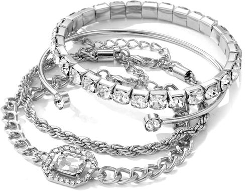 أساور الذهب للنساء سوار الذهب مكتنزة الكفة سوار الذهب سوار المكدس الذراع الكفة سوار سلسلة سوار بيان سوار مجوهرات هدايا للفتيات تتجه الأساور للنساء 2024 in Kuwait