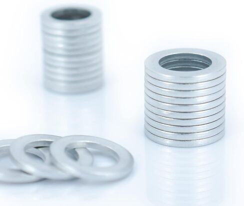 20 قطعة M14 حشية سدادة تصريف الزيت، غسالة سحق الألومنيوم، حلقة ختم من KeeRoarin in Kuwait