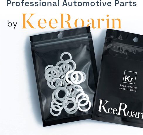 20 قطعة M14 حشية سدادة تصريف الزيت، غسالة سحق الألومنيوم، حلقة ختم من KeeRoarin in Kuwait