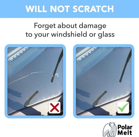 مكشطة الجليد والثلج القطبية مع شفرة نحاسية للزجاج الأمامي للمركبات والنوافذ، 3 عبوات in Kuwait