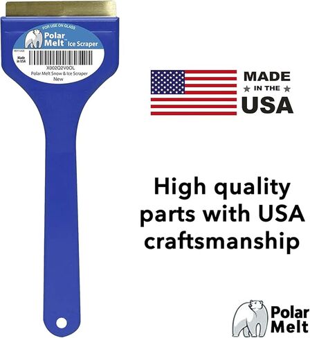 مكشطة الجليد والثلج القطبية مع شفرة نحاسية للزجاج الأمامي للمركبات والنوافذ، 3 عبوات in Kuwait