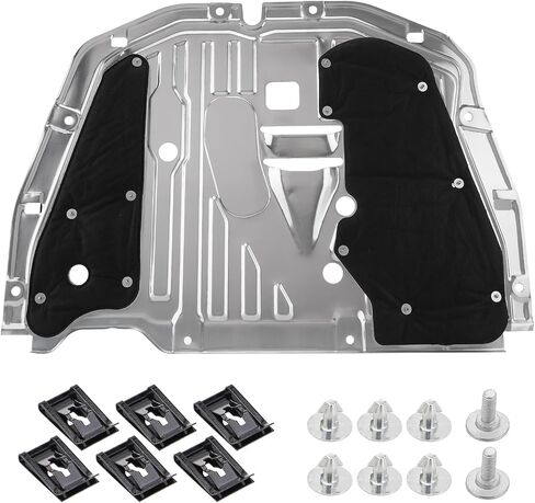 Racewill Engine Splash Guard Under Car Shield Cover Board 74110-TBA-A00 90674-TY2-A01 Compatible with Honda Civic 2016 2017 2018 2019 2020 2021 in Saudi Arabia