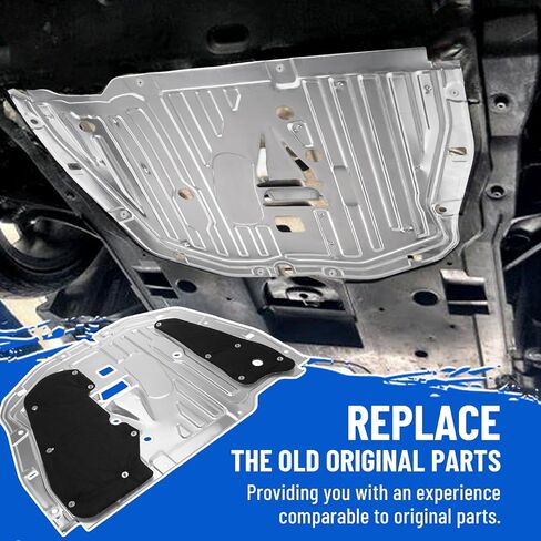 Racewill Engine Splash Guard Under Car Shield Cover Board 74110-TBA-A00 90674-TY2-A01 Compatible with Honda Civic 2016 2017 2018 2019 2020 2021 in Saudi Arabia