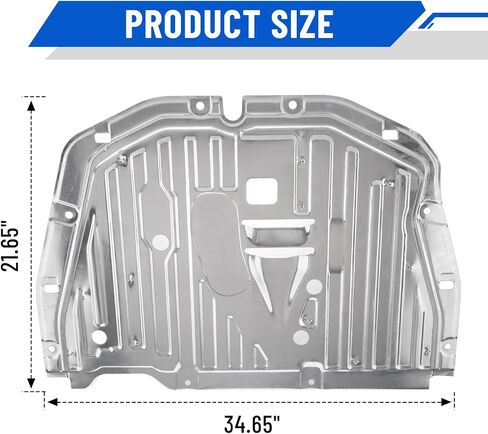 Racewill Engine Splash Guard Under Car Shield Cover Board 74110-TBA-A00 90674-TY2-A01 Compatible with Honda Civic 2016 2017 2018 2019 2020 2021 in Saudi Arabia