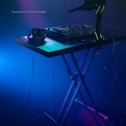 GRAVITY STANDS Set with Keyboard Stand X-Form Double and Rapid Desk (KSX 2 RD),Black in Saudi Arabia