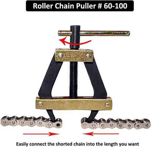 FDJ الأسطوانة سلسلة مجتذب حامل لسلسلة #60 و 80 و 100 دراجة نارية دراجة الذهاب كارت ATV سلاسل استبدال in Kuwait