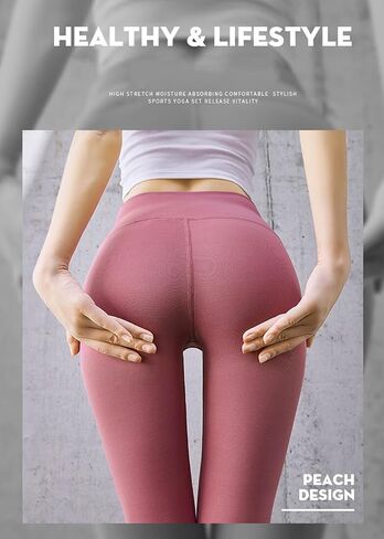 Ivandoda Women's Sports Leggings - Yoga Pants, High Elasticity, High Waist Control, Soft and Comfortable in Saudi Arabia