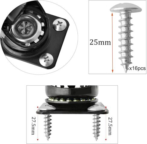 6" Caster Wheels Heavy Duty Casters 3000 lbs Polyurethane Swivel Casters Set of 4 No Noise Dual Locking Casters for Furniture and Workbench… in Kuwait