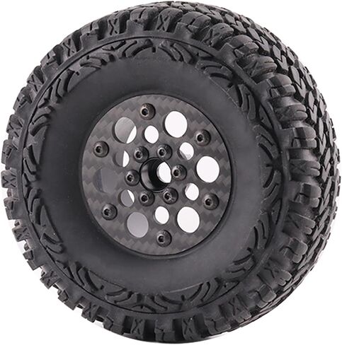1.9 بوصة جنوط عجلة Beadlock 4 قطع من ألياف الكربون إطارات عجلة الألومنيوم لـ 1/10 RC الزاحف TRX4 محوري كابرا SCX10 VS4-10 Gen8 ترقية ألياف الكربون 1.9 جنوط عجلة Beadlock - A in Kuwait