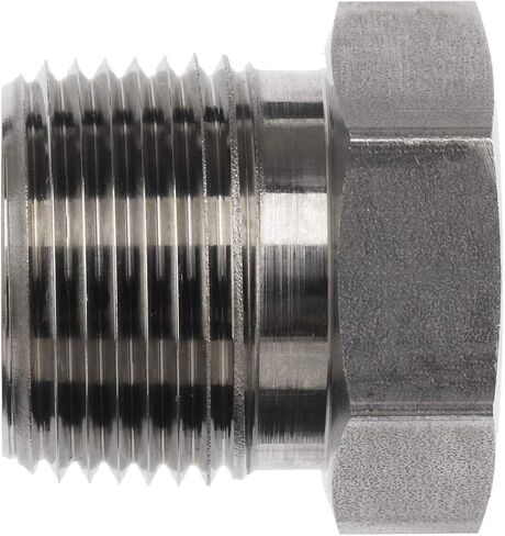 Brennan Industries 5406-16-02-SS تركيب جلبة مخفض من الفولاذ المقاوم للصدأ، 1 بوصة -11-1/2 NPTF × 1/8 بوصة -27 خيط NPTF in Kuwait