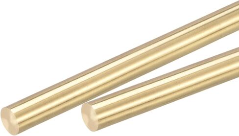 قضيب نحاسي من MECCANIXITY، قضيب مستدير نحاسي صلب 8 مم، قطر 5/16 بوصة 400 مم طول شريط المخرطة لنموذج RC DIY Craft Pack of 2 in Kuwait