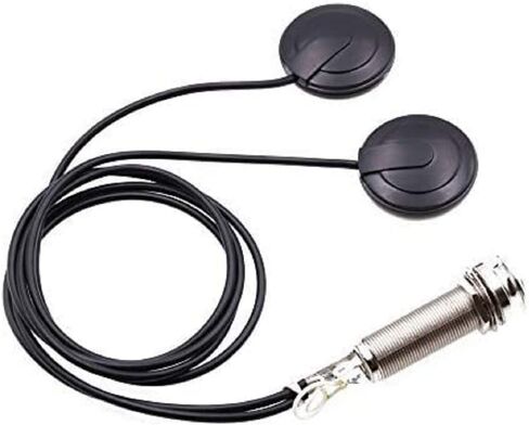 21-Inches/ 55CM Wire Length 1/4 Inch Output Jack 2 In 1 Piezo Pickup Disc Transducer for Guitar Violin Ukulele Mandolin Banjo Cello (with cover) in Saudi Arabia