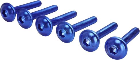 AnXin Motorcycle Fairing Bolt Kit 116pcs Motorcycle Bodywork Screws Windscreen Bolts Nuts Kit CNC Universal for R3 R7 R6 R1 GSXR 750 GSXR 600 Blue in Kuwait