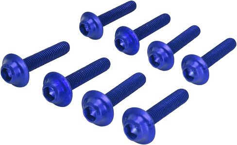 AnXin Motorcycle Fairing Bolt Kit 116pcs Motorcycle Bodywork Screws Windscreen Bolts Nuts Kit CNC Universal for R3 R7 R6 R1 GSXR 750 GSXR 600 Blue in Kuwait