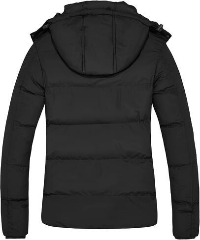 FARVALUE Women's Winter Coat Thicken Puffer Jacket Warm Bubble Coat with Removable Hood in Saudi Arabia