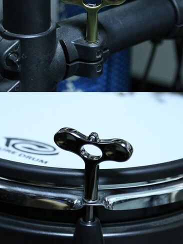 Drum Key with Drum Key Holder,Drum Key with protective cover,Drum Accessory,Gift for Drummer (Bronze and Brown), DK-800 in Saudi Arabia
