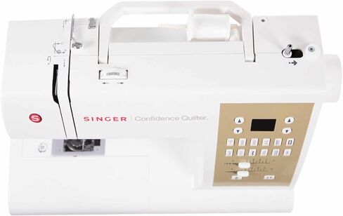 SINGER | Confidence 7469Q Computerized & Quilting Sewing Machine with Built-In Needle Threader, 98 Built-In Stitches - Sewing Made Easy, White in Saudi Arabia