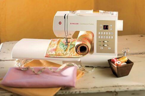 SINGER | Confidence 7469Q Computerized & Quilting Sewing Machine with Built-In Needle Threader, 98 Built-In Stitches - Sewing Made Easy, White in Saudi Arabia